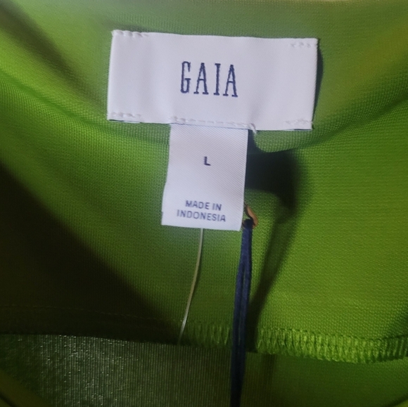 GAP x CULT GAIA Green Chain Strap Slip Mini Dress. Sz L. NWT - Picture 10 of 15